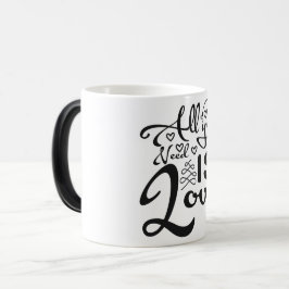 Taza Mágica all you need is love