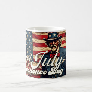 Taza Mágica Alma orgullosa del 4 de julio