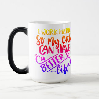 Taza Mágica Amante de los gatos