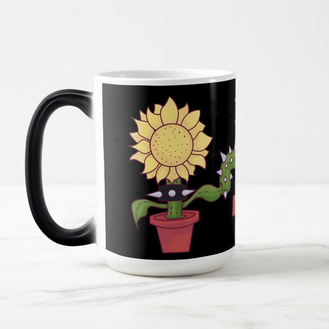 Taza Mágica Amantes de las plantas (Izquierda)