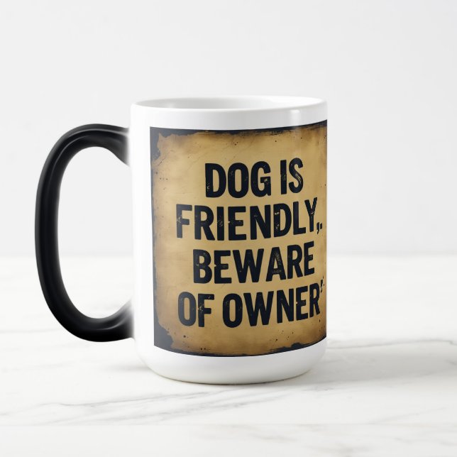 Taza Mágica Amantes de los perros  (Izquierda)