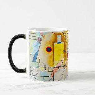 Taza Mágica Amarillo-Rojo-Azul de Kandinsky