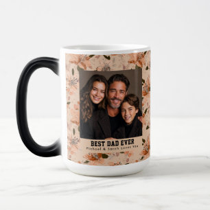 Taza Mágica Amaryllis Retro Naturaleza Tributo Papá Pop