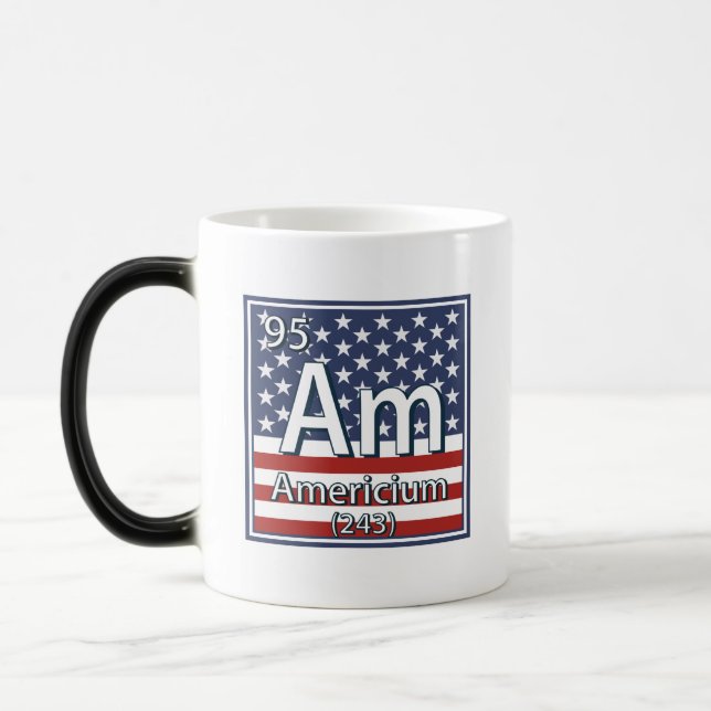 Taza Mágica Americio - Bandera de elemento estadounidense (Izquierda)