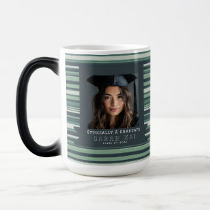 Taza Mágica Amigo de patrón de raya en negrita Grdauation