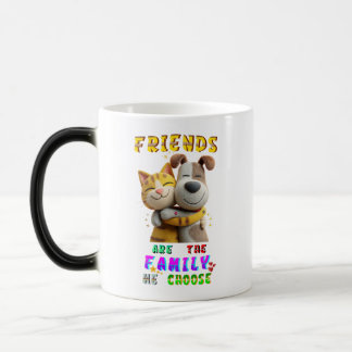 Taza Mágica Amigos Vajilla Son La Familia Que Elegimos