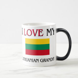 Taza Mágica Amo a mi abuelo lituano