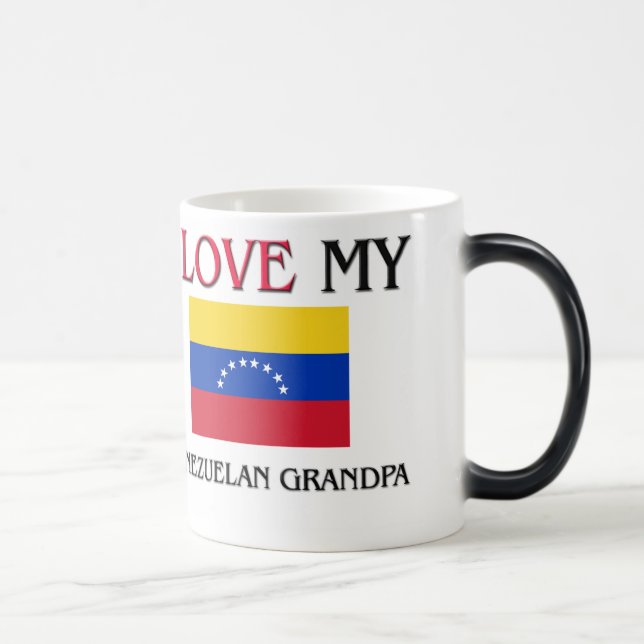 Taza Mágica Amo a mi abuelo venezolano (Derecha)
