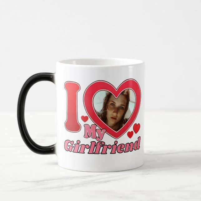 Taza Mágica Amo a mi novia Novia Novia Novia Esposa (Izquierda)