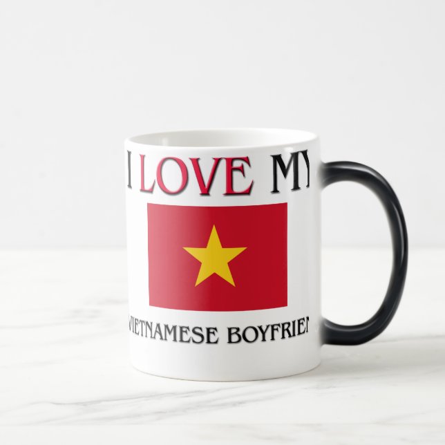 Taza Mágica Amo a mi novio vietnamita (Derecha)