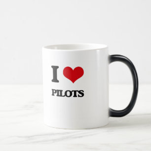 Taza Mágica Amo a pilotos