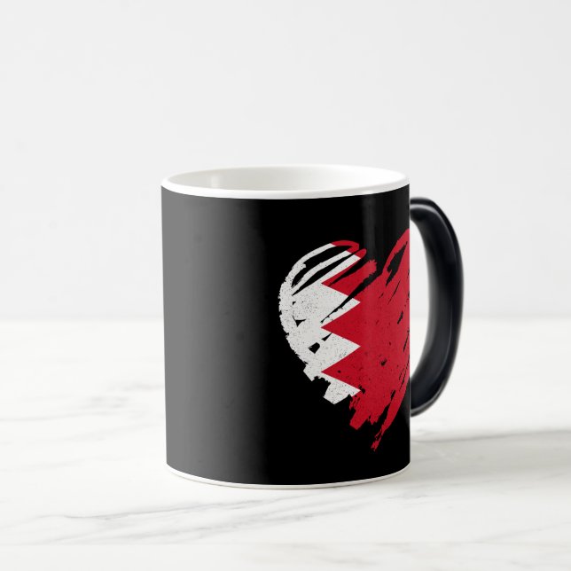 Taza Mágica Amo Bahréin - Escucho Bandera Bahreiní (Anverso derecho)