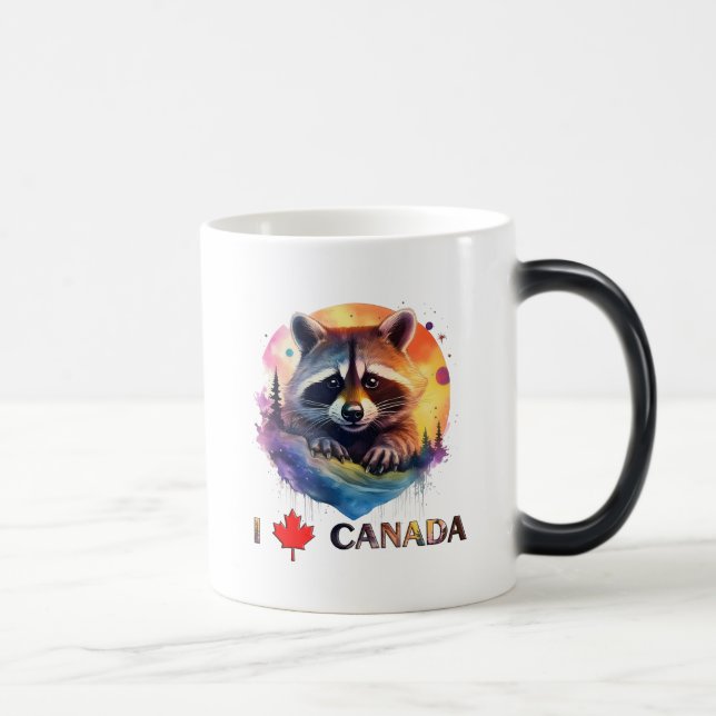 Taza Mágica Amo Canadá (Derecha)