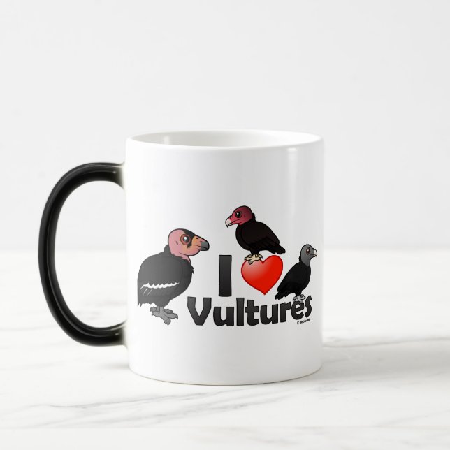 Taza Mágica Amo los buitres (Norteamérica) (Izquierda)