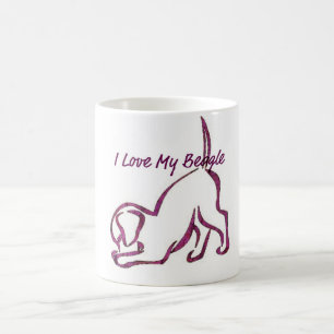 Taza Mágica Amo Mi Beagle