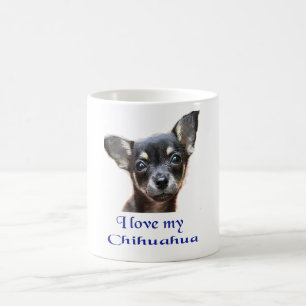 Taza Mágica Amo mi bruja mágica chihuahua