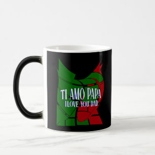 Taza Mágica Amo Papa te amo papá