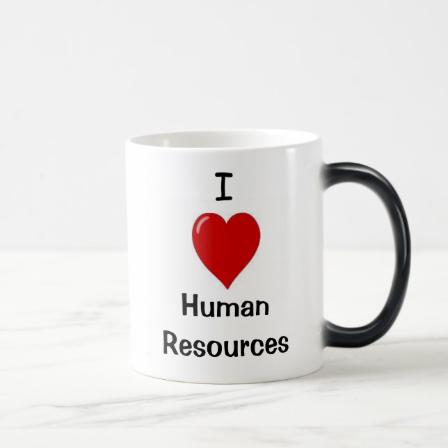Taza Mágica Amo recursos humanos - el doble echó a un lado (Derecha)