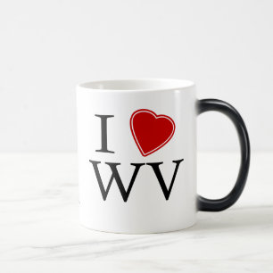 Taza Mágica Amo Virginia Occidental