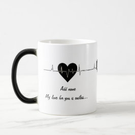 Taza Mágica Amor eterno: Personalizable Morphing Mug
