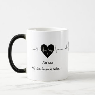 Taza Mágica Amor eterno: Personalizable Morphing Mug