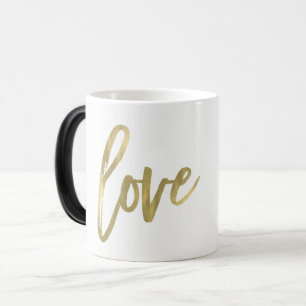 Taza Mágica Amor Tipografía Moderna de Letra de Moda Tipo Dora