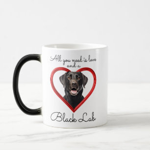 Taza Mágica Amor y Laboratorio Negro