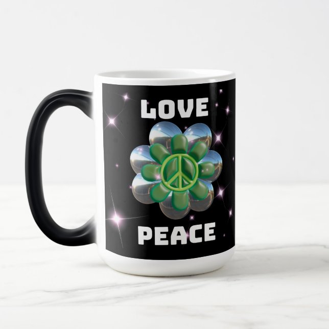 Taza Mágica Amor y paz (Izquierda)