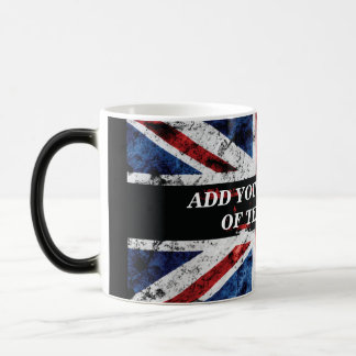 Taza Mágica Añadir el texto en el Cojín decorativo de la bande