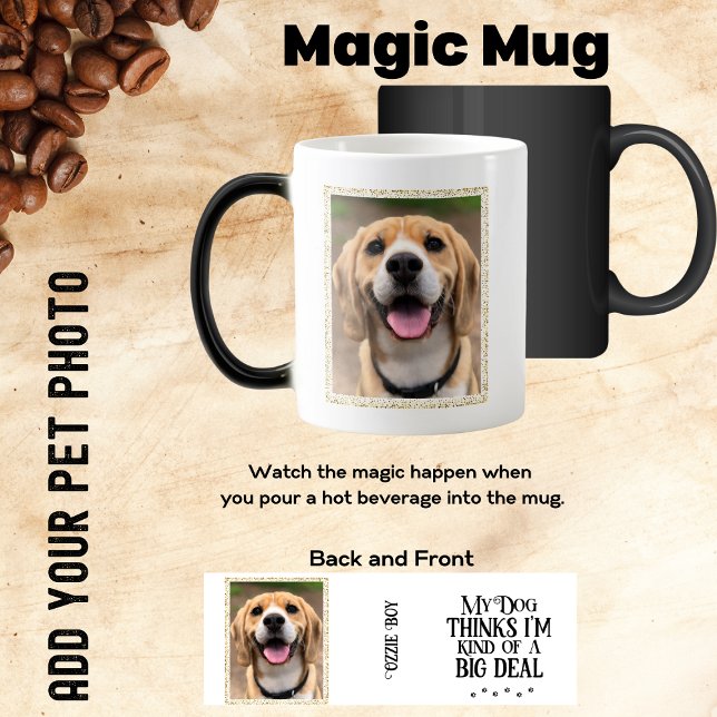 Taza Mágica Añadir gracioso a tu foto Mascota (Subido por el creador)