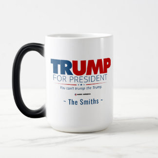 Taza Mágica Añadir su nombre Trump al presidente