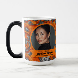 Taza Mágica Anémonas Inspiradas Cumpleaños 50 Cumpleaños Perso