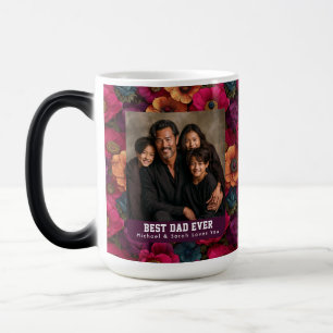 Taza Mágica Anémonas Moradas Recuerdo de Papá Naturaleza