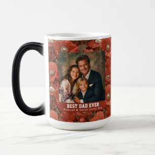 Taza Mágica Anémonas Naranjas Padre Papá Viaje Botánico