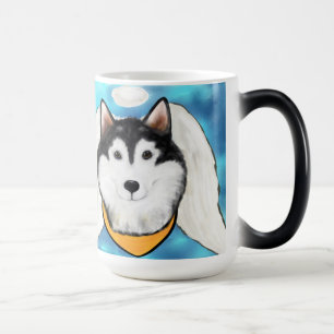 Taza Mágica Ángel Alaskan Malamute