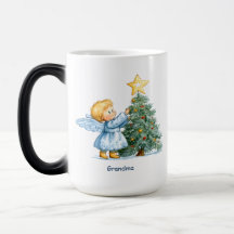 Ángel de Navidad Dulce Corazón Personalizable