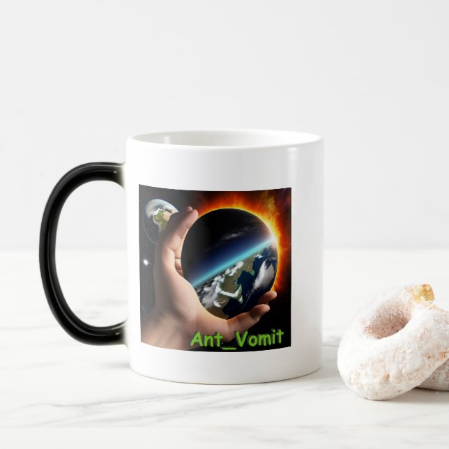 TAZA MÁGICA ANT_VOMIT 3 (Con donut)