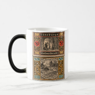 Taza Mágica Antiguo billete de 50 Pfennig Notgeld de 1921 Lüne