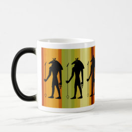 Taza Mágica Anubis Egyptian God Silhouette