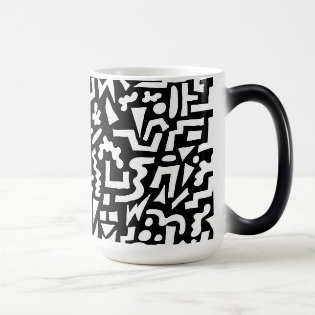Taza Mágica Apareciendo Doodle Mug (Derecha)