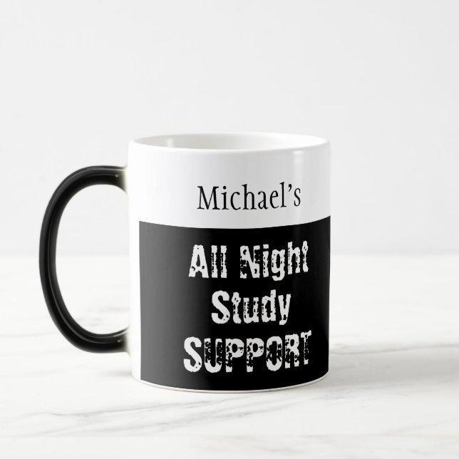 Taza Mágica APOYO A Estudio Nocturno De CAFÉ NEGRO (Izquierda)