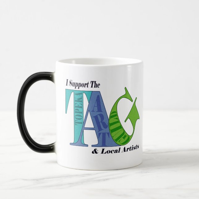 Taza Mágica Apoyo a la Asociación de Arte Topeka (Izquierda)