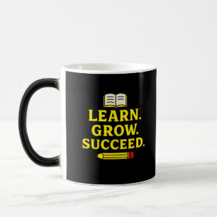 Taza Mágica Aprende. Crecer. Logro. Motivador