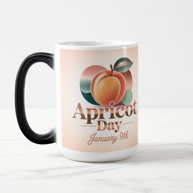 Taza Mágica Apricot Day January 9th Morphing Mug (Izquierda)