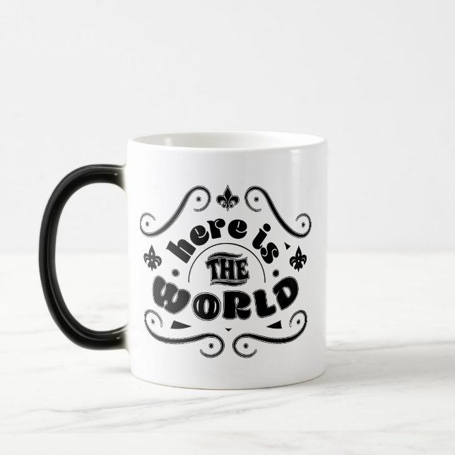 Taza Mágica Aquí está el mundo (Izquierda)