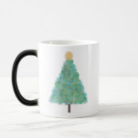 Árbol de navidad verde purpurina