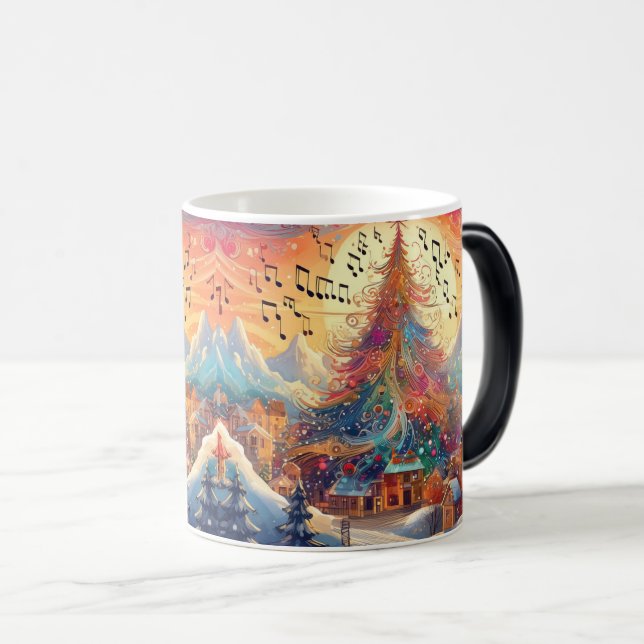 Taza Mágica Arbol y melodía de pueblo singulares (Anverso derecho)