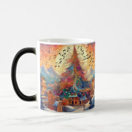 Taza Mágica Arbol y melodía de pueblo singulares