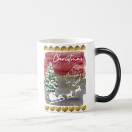 Taza Mágica Árboles de Navidad vintage