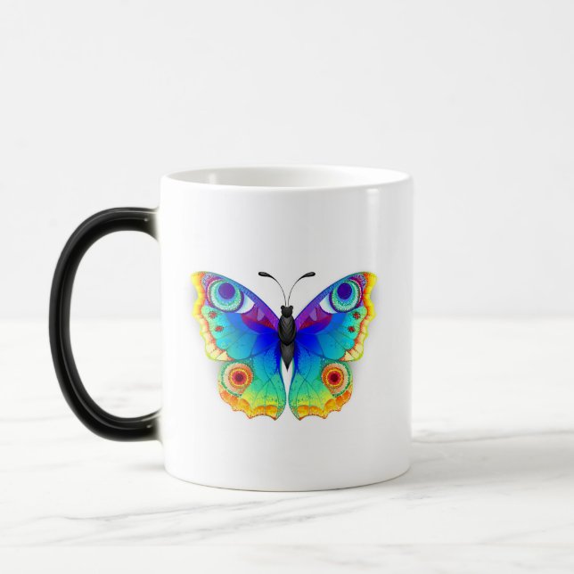 Taza Mágica Arcoiris mariposa Peacock Eye (Izquierda)